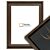 Baklijst Wood - Walnut - 3,2cm diep