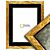 Baklijst Magna 3D - Goud - 4,3cm diep
