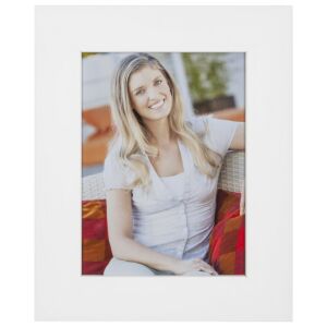 Fotolijst Strak Wit. 40mm breed, 56x71cm