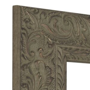 Brede Ornament Schilderijlijst - Groentint - Verweerd Effect, 42x59,4cm(a2)