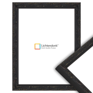 Ornament Fotolijst – Zwart  - Smal Profiel, 21x29,7cm(a4)