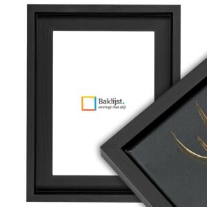 Baklijst 3D Wood - Black Oak - 4,3 cm diep, 30x30cm