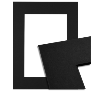 Passe-partout Zwart - Extra dik - MSK 2,2mm, 60x80cm