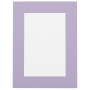Passe-partout - Lavendel paars met witte kern, 20x28cm