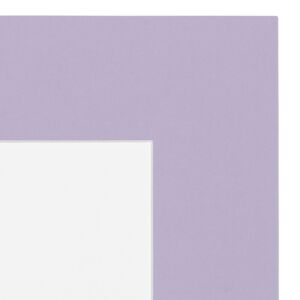 Passe-partout - Lavendel paars met witte kern, 60x80cm