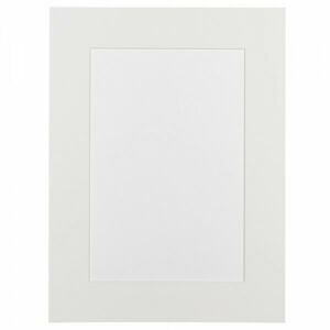Passe-partout - Gebroken wit met witte kern, 50x70cm