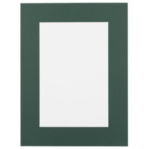 Passe-partout - Jenever groen / donkergroen met witte kern, 60x80cm