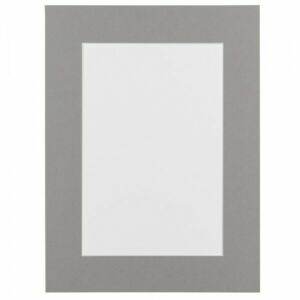 Passe-partout - Cementgrijs met witte kern, 45x60cm