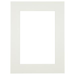 Passe-partout - Gebroken wit met witte kern, 50x60cm