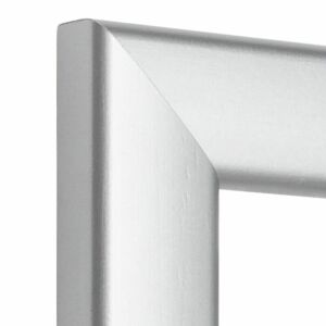 Zilver afgeronde fotolijst, 42x59,4cm(a2)