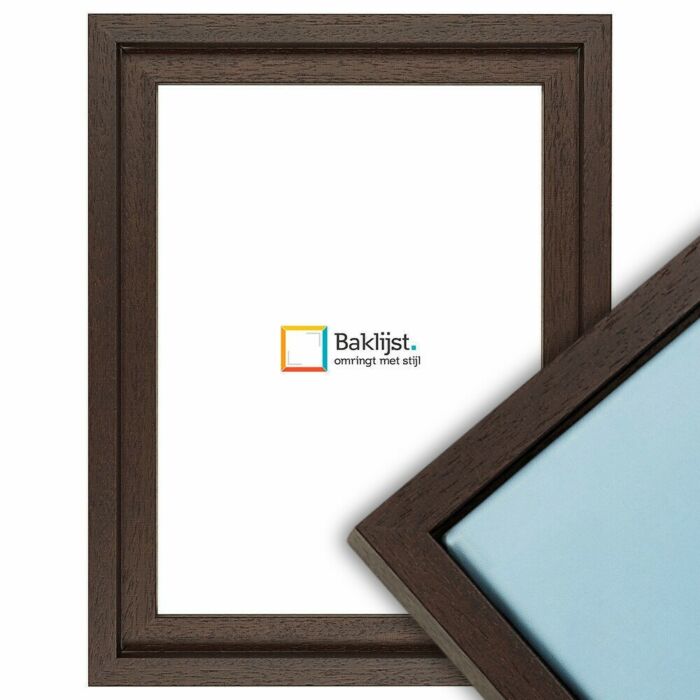 Baklijst Marrone Ampio - Bruin - 2cm brede lijstrand