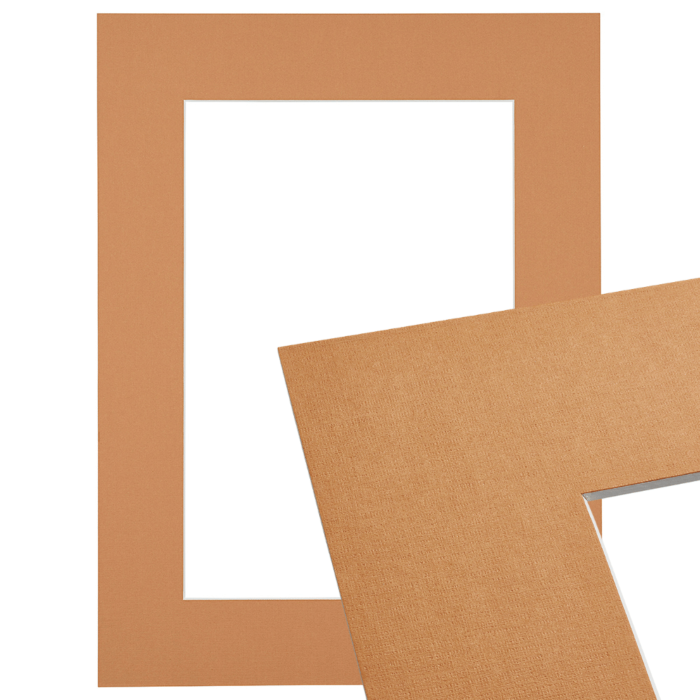 Passe-partout - Terracotta met witte kern