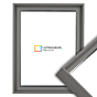 Fotolijst - Grijs met Zilverlijn - Design