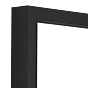 Fotolijst - Strak Zwart - 3 cm hoog profiel - Fotomaat 15x20 - Helder glas - Art.nr. 10106421815202