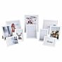 Fotolijsten set 10-delig strak wit 4x 10x15 3x 13x18 2x 20x20 1x 20x25 detail